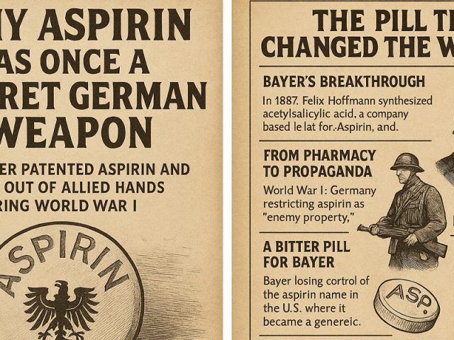 Why Aspirin Was Once a Secret German Weapon